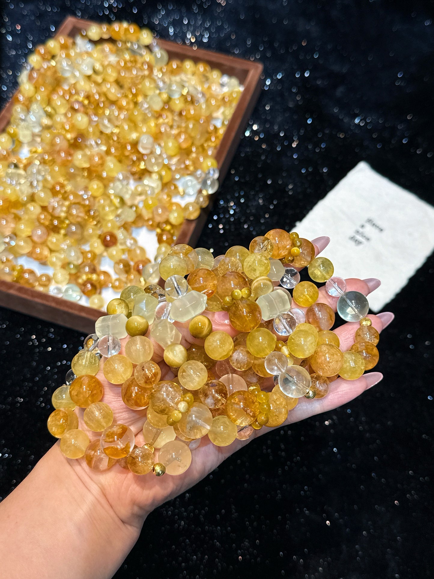 Money-attracting bracelet/DIY Crystal bracelet