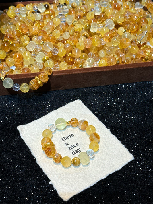 Money-attracting bracelet/DIY Crystal bracelet