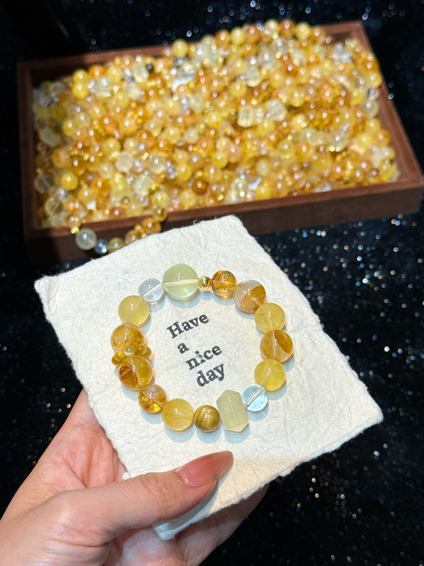 Money-attracting bracelet/DIY Crystal bracelet