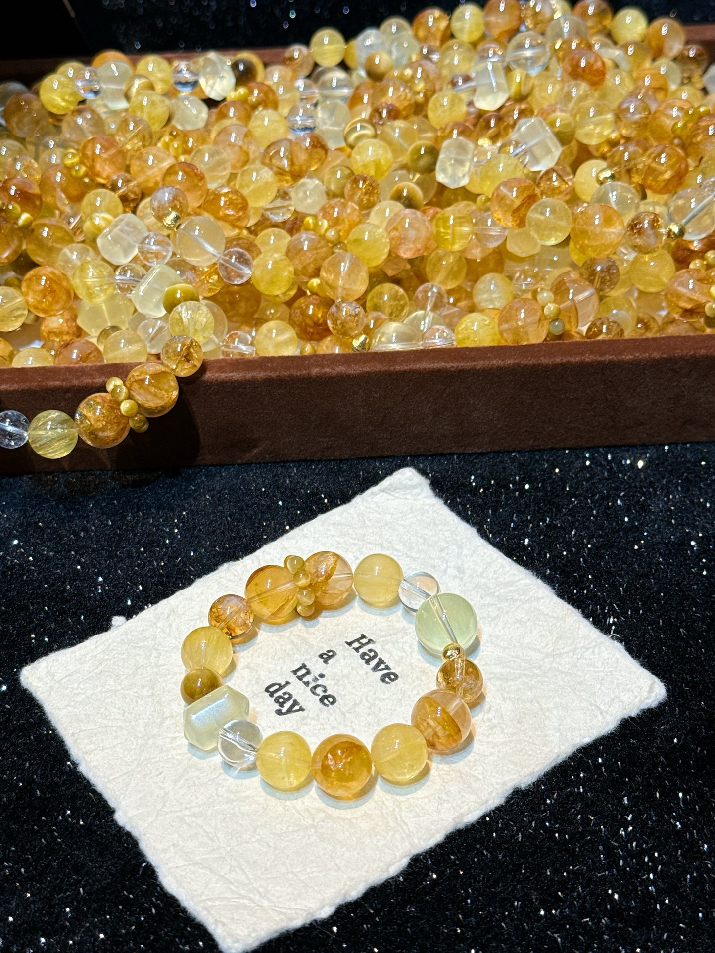 Money-attracting bracelet/DIY Crystal bracelet