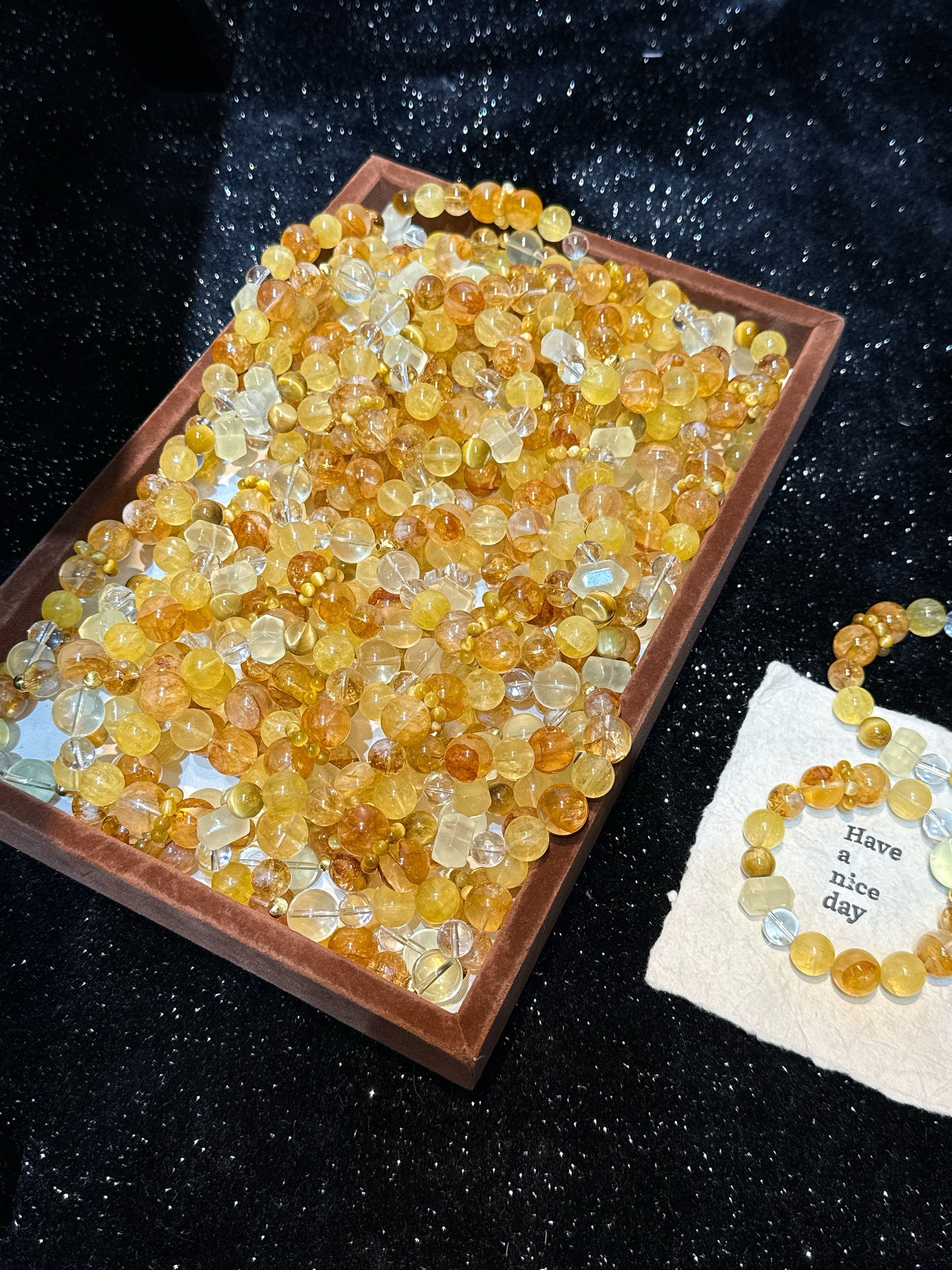 Money-attracting bracelet/DIY Crystal bracelet