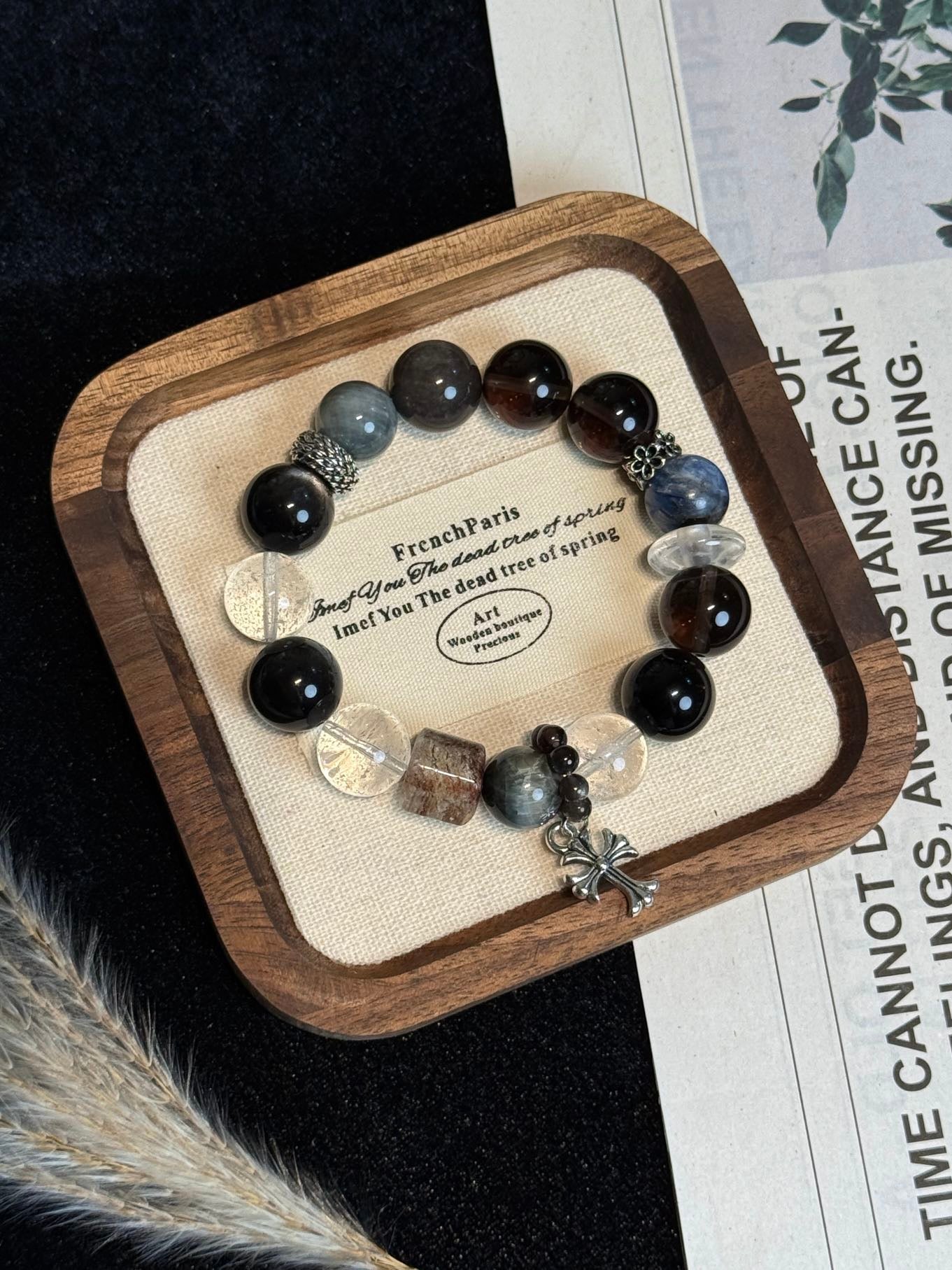 Natural Crystal Designer Style / Crystal Bracelet / DIY / Necklace