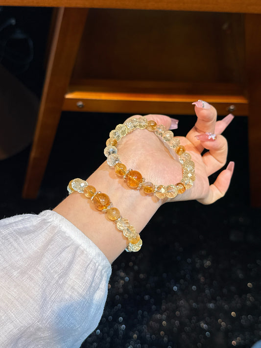 Yellow Crystal Fortune-Taking Customized Design/crystal bracelet